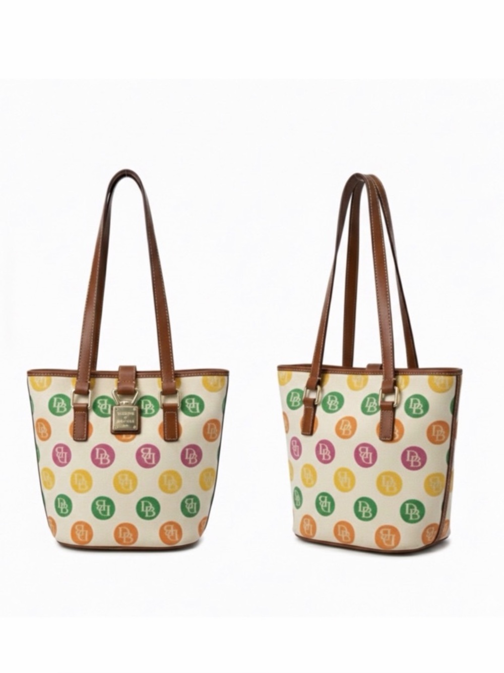 Dooney & Bourke Bubble Dot Bucket Shoulder Bag